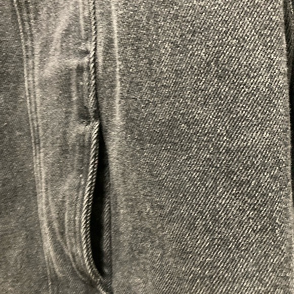 Dip Black and Gray Jean Jacket with Vibrant Back Design - Picture 6 of 6